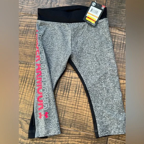 NWT Under Armour grey leggings size 3T - Picture 1 of 2